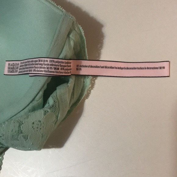 Victoria’s Secret Earie Bralette Sz Med in Mint lace - Picture 5 of 5